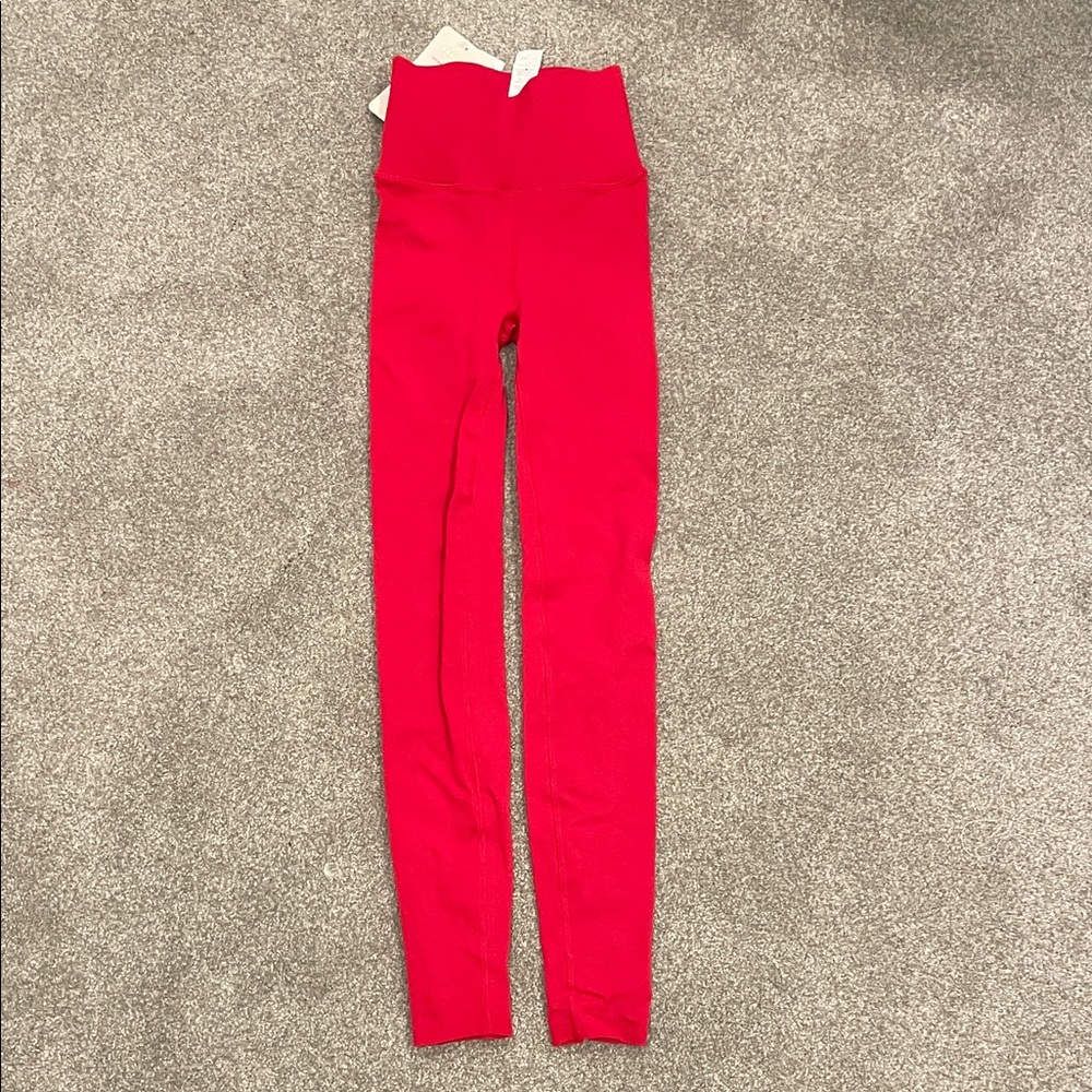 Fabletics Red High-Waisted Leggings